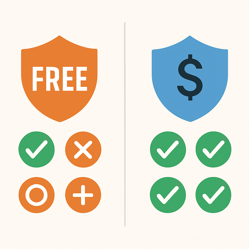 ফ্রি অ্যান্টিভাইরাস বনাম পেইড অ্যান্টিভাইরাস তুলনা
